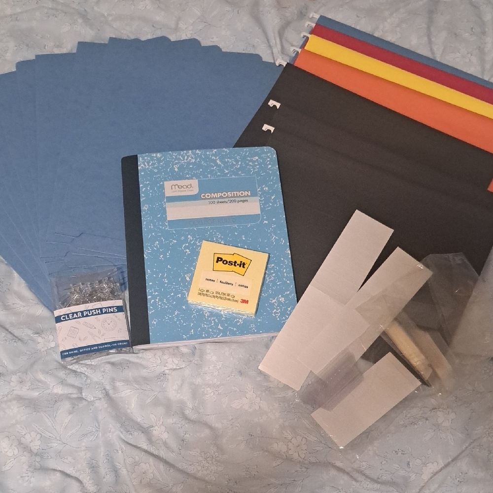 Misc Bundle/Box of Office Supplies, majority new
